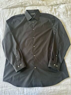 Men's Black Banana Republic Dress Shirt L